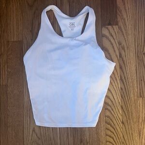 Athleta Bright White Racerback Tank Top